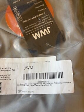 JWM Men's Stretchy Golf Pants - Gray (6 pair XXL)